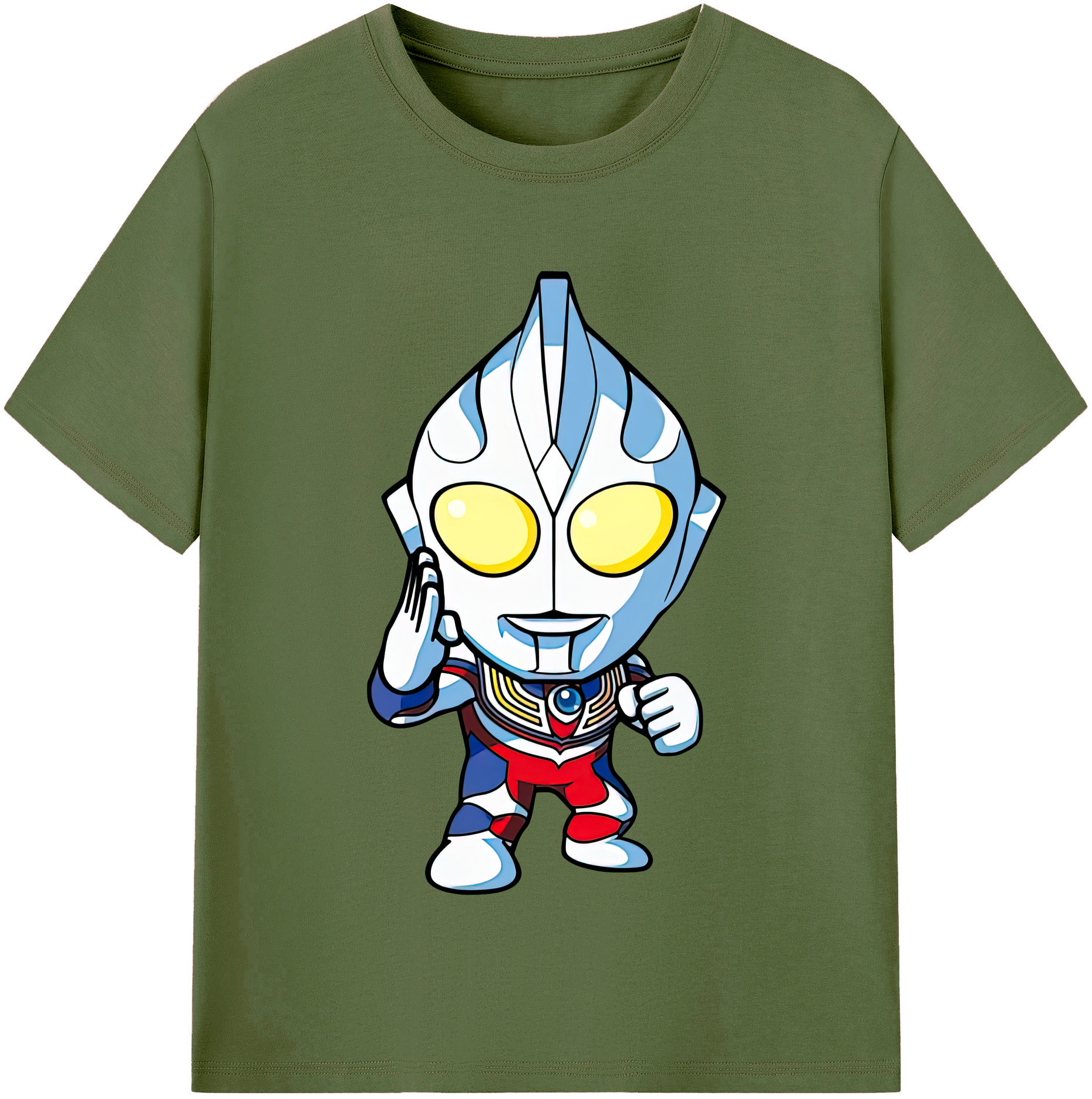 （画像用） ウルトラマン Ultraman 綿100％半袖Tシャツ（フロントプリント）